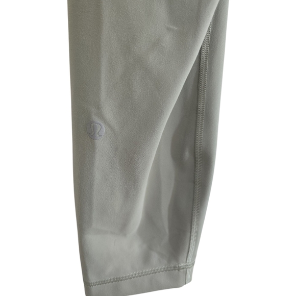 Lululemon Wunder Train High-Rise Crop 23" Laurel Green 8 Everlux Cooling Fabric - Picture 7 of 9